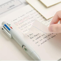50sheets PET Transparent Sticky Notes Reusable Tracing Paper Stationery