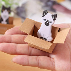1PC Carton Cat Small Sticky Note 37 Sheets 3.5x1.18inch