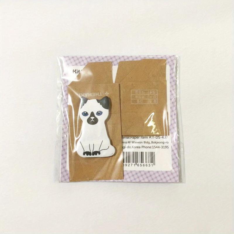 1PC Carton Cat Small Sticky Note 37 Sheets 3.5x1.18inch