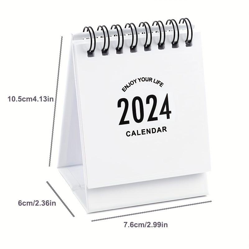 Mini Desk Calendar 18-Month with Stickers