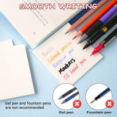 100pcs Transparent Sticky Notes 7.62x7.62 cm - Clear & Waterproof