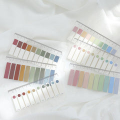 Assorted Sticky Notes with Built-in Ruler