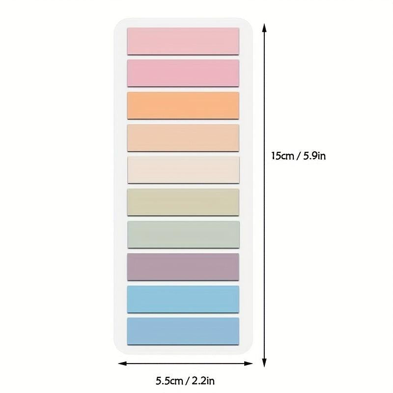 1200 Sticky Tabs Colorful Writable & Repositionable Page Markers
