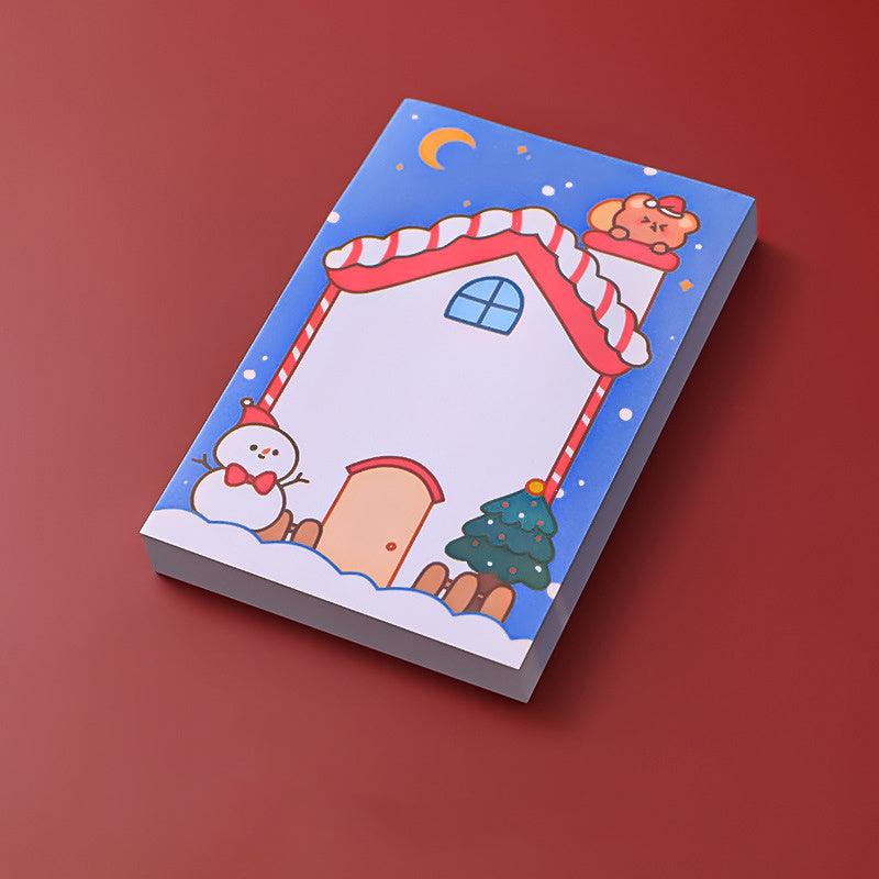 6pcs 300sheets Christmas Memo Pad Santa Claus Notepad