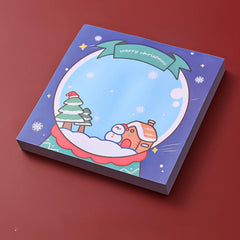 6pcs 300sheets Christmas Memo Pad Santa Claus Notepad