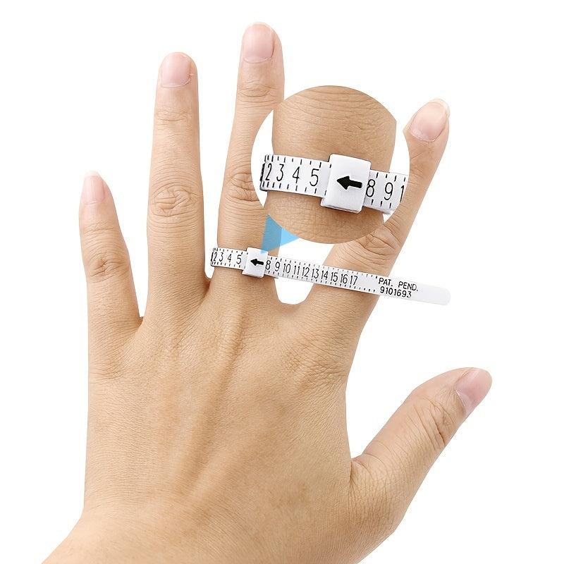 Soft Ring Sizer Tool for Accurate Finger Size Measurement