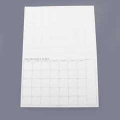 60 Sheets Minimalist Rippable Notepad Weekly & Monthly Planner