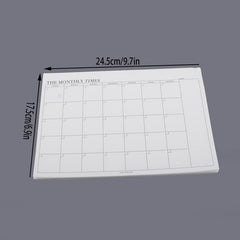 60 Sheets Minimalist Rippable Notepad Weekly & Monthly Planner