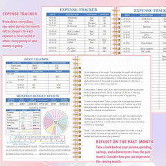 Budget Planner Monthly Finance Organizer Expense Tracker Manage Money