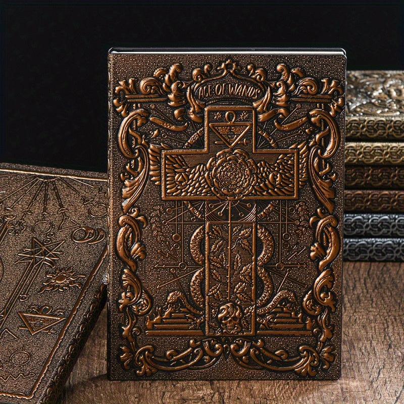 3D Relief Tarot Style Notepad Student Notebook