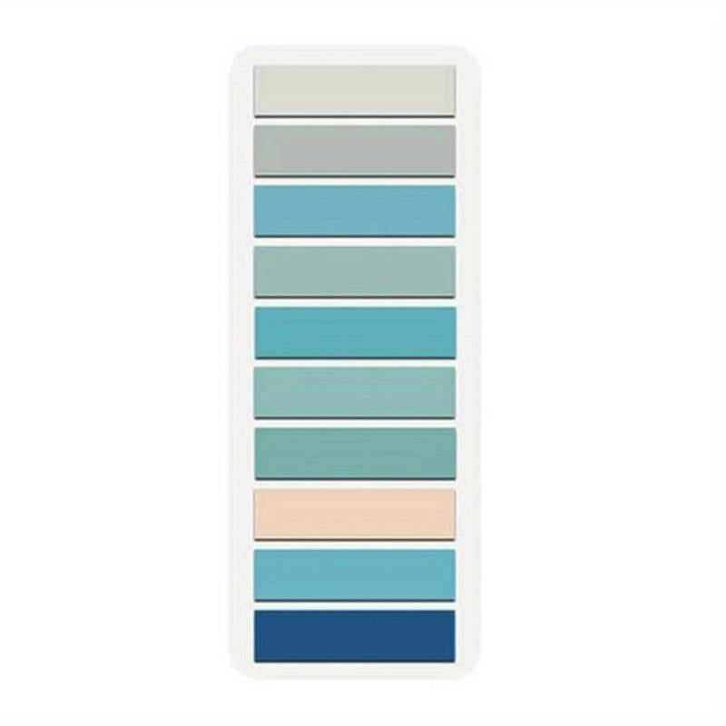 10 Morandi Waterproof Index Stickers, 200 Sheets Note Book Bible Reading Mark
