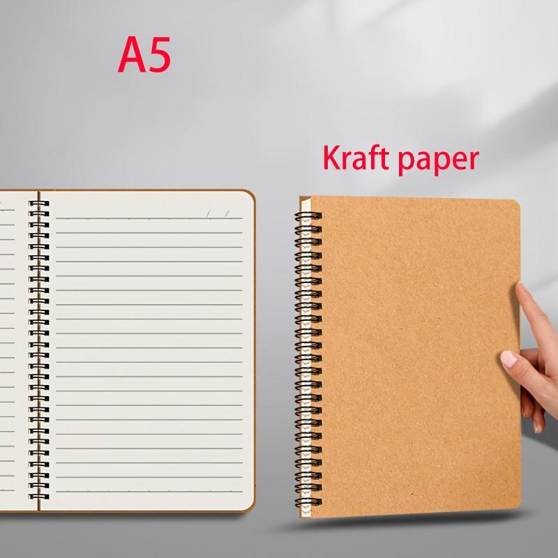A5 Coil Notebook 60 Sheets Horizontal Line Notebook