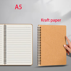 A5 Coil Notebook 60 Sheets Horizontal Line Notebook
