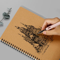 A5 Coil Notebook 60 Sheets Horizontal Line Notebook