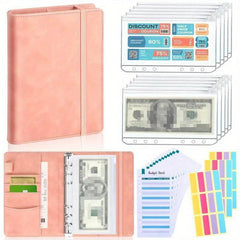 Budget Binder With Zipper Envelopes Money Organizer A6 Binder