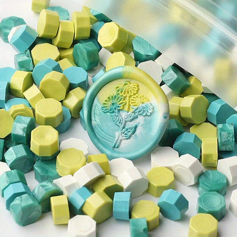 100 Assorted Wax Sealing Beads, for Stamps & Decor, Wedding Invitations
