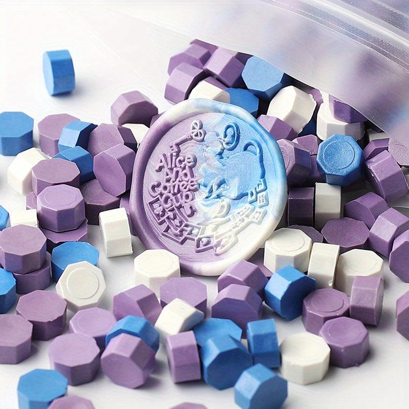 100 Assorted Wax Sealing Beads, for Stamps & Decor, Wedding Invitations
