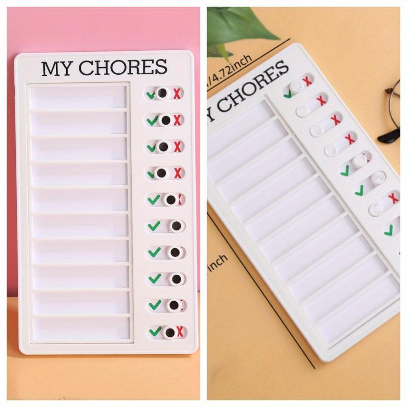 Self Discipline Punch Card Chore Punchcard To Do List