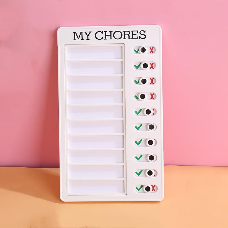 Self Discipline Punch Card Chore Punchcard To Do List