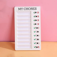 Self Discipline Punch Card Chore Punchcard To Do List