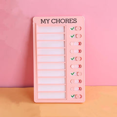 Self Discipline Punch Card Chore Punchcard To Do List
