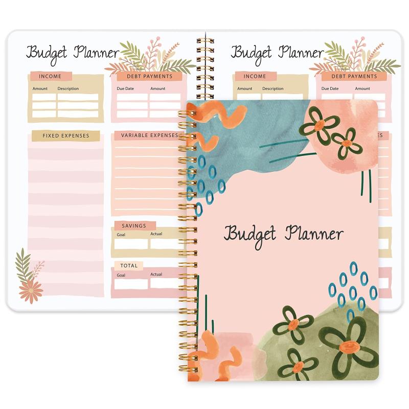 Trees Budget Planner Notepad - Expense Tracker & Accounts Book