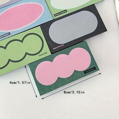 Floral Ink Retro Mini Brick Notepad Sticky Paper 700 Sheets