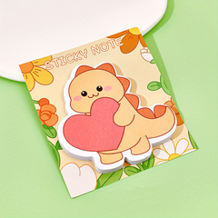 Cartoon Dinosaur Sticky Notes Memo Pad for Office & Students