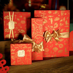 6pcs Holiday Gift Wrapping Papers Universal Decoration Paper