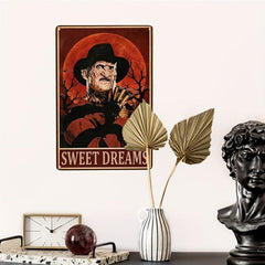 Halloween Iron Leather Painting Tin Metal Sign Bar Garage Restaurant Cafe Office