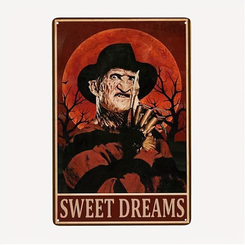 Halloween Iron Leather Painting Tin Metal Sign Bar Garage Restaurant Cafe Office