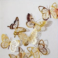 10PCS PACK Golden Hollow Lace Paper Romantic Story Series Hand Account Decoratio