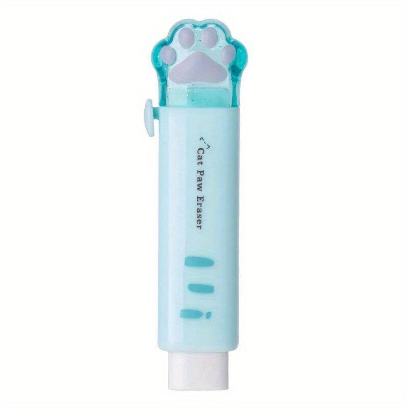 Cat Paw Eraser Girl Pencil Eraser Student Rubber Cartoon Pen Eraser