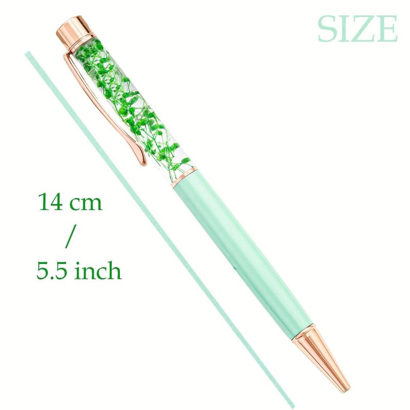 Ballpoint Pen with Dry Flower - DIY Creative Design