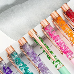 Ballpoint Pen with Dry Flower - DIY Creative Design