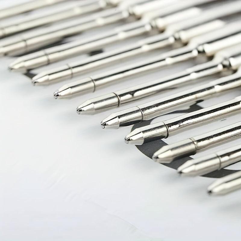 5pcs Ballpoint Pen Ink Refill Writing Medium Nib