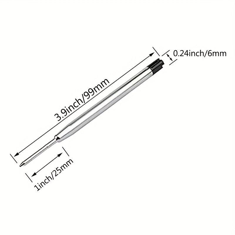 5pcs Ballpoint Pen Ink Refill Writing Medium Nib