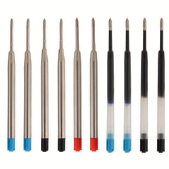 5pcs Ballpoint Pen Ink Refill Writing Medium Nib