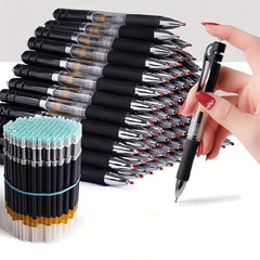 23pcs Retractable Ballpoint Pen 0.5mm Red Replaceable Refill School Supplies