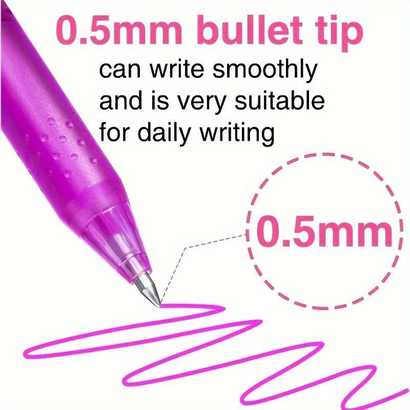 8pcs Colorful Erasable Gel Pen 0.5mm