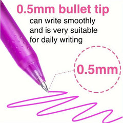 8pcs Colorful Erasable Gel Pen 0.5mm