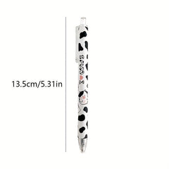 6pcs 0.5mm Milk Cow Gel Pen Set