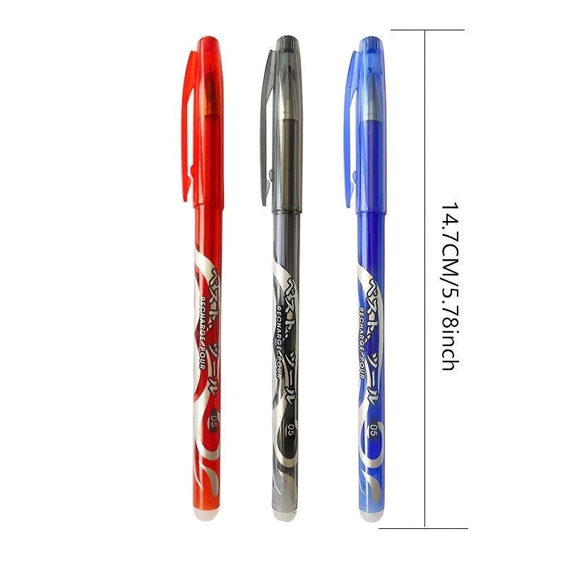 25 Piece Red Ink Erasable Gel Pen Filling Stick Set - Office School Stationery
