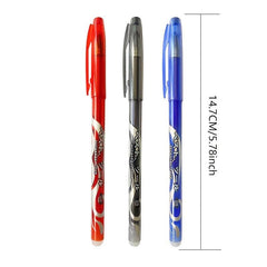 25 Piece Red Ink Erasable Gel Pen Filling Stick Set - Office School Stationery