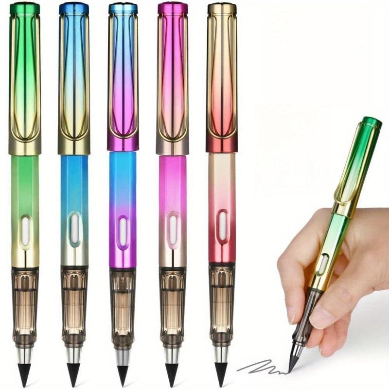 5pcs Colorful Inkless Magic Pencils Reusable & Erasable for Writing Drawing