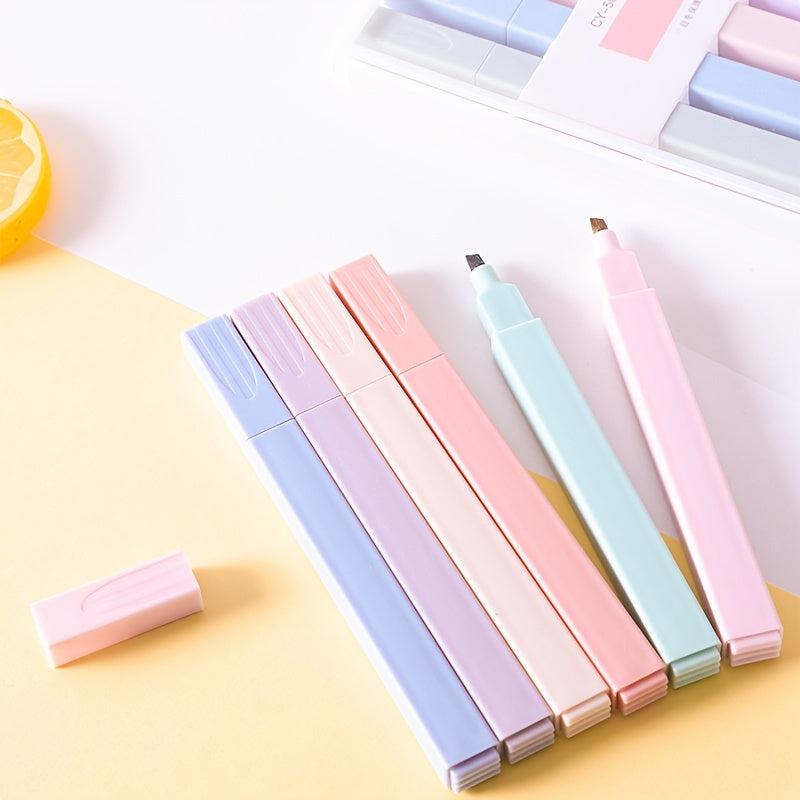 12 PCS Morandi Stroke Fluorescent Marker Set