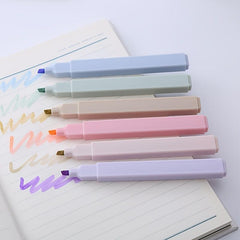 12 PCS Morandi Stroke Fluorescent Marker Set
