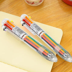 Plastic Push Pen Gift Pen 6 Ballpoint Pen Error Correction Artifact