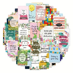 72PCS Women's Inspirational Quote Cards Encouragement Positive Affirmations