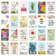 72PCS Women's Inspirational Quote Cards Encouragement Positive Affirmations